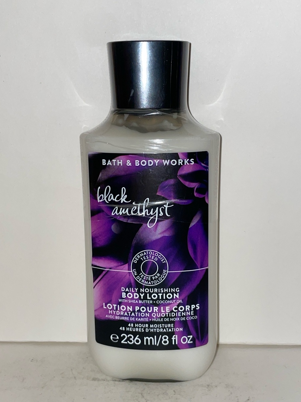 Bath & Body Works Black Amethyst Body Lotion 8oz Discontinued Sealed New